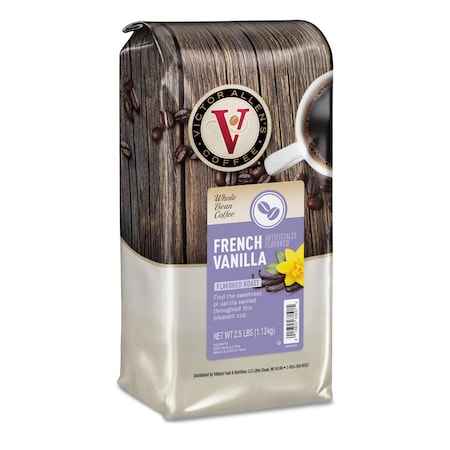Victor Allen French Vanilla Whole Bean 2.5lb Bag FG017102